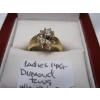 Image 6 : LADIES 14KT DIAMOND RING, 5.6G, W/A $3,685, SZ 5 1/2