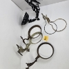 Image 6 : HORSE BITS, HORSESHOE S&P HOLDER & OOIL LANTERN WALL MOUNT PARTS - 1 NEEDS REPAIR