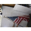 Image 2 : US FLAG POLE W/EAGLE TOPPER