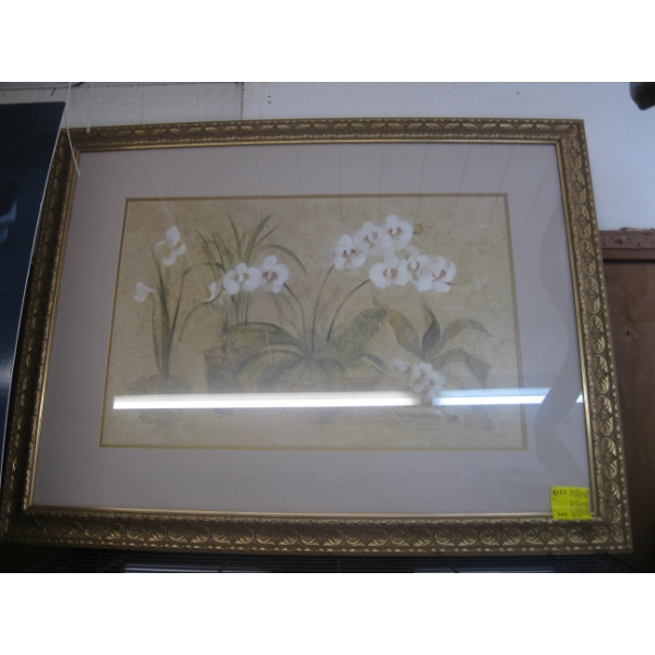 LG. FRAMED PICTURE BY KARI BLOOM