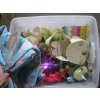 Image 4 : 3 BINS OF MISC. CHRISTMAS DECORATIONS, ETC.
