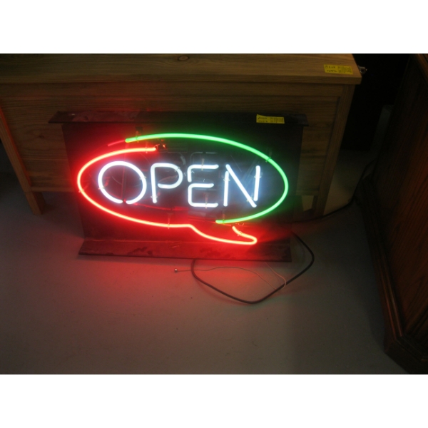NEON OPEN SIGN