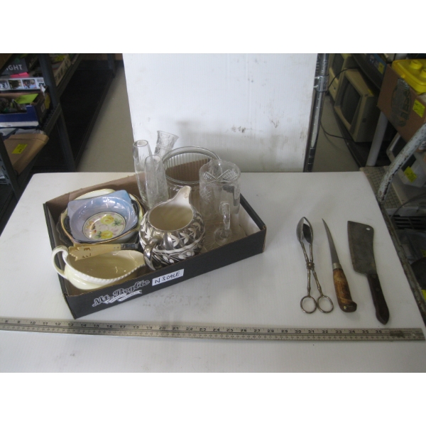 MISC. CHINA, GLASSWARE, ETC.