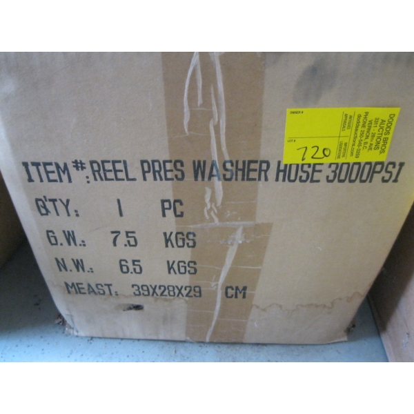 NEW PRESSURE WASHER HOSE REEL