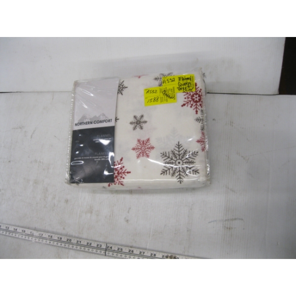 FLANNEL QUEEN DUVET COVER