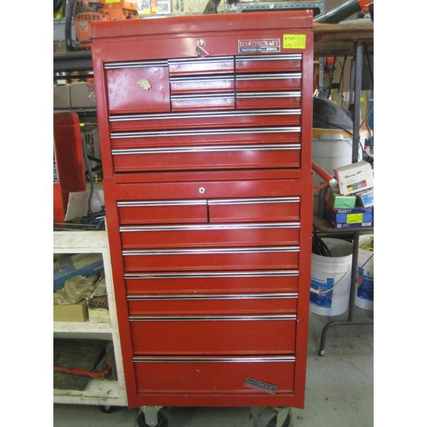 MASTERCRAFT 2 PIECE ROLLING TOOLBOX