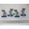 Image 4 : 40 PEWTER BOXING/SNORKLING FIGURES - MADE IN ITALY