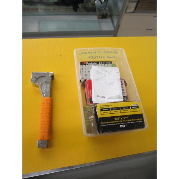 BIN OF TACK STAPLER & STAPLES
