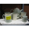 Image 4 : DENBY COFFEE POT W/MUGS, CREAM & SUGAR