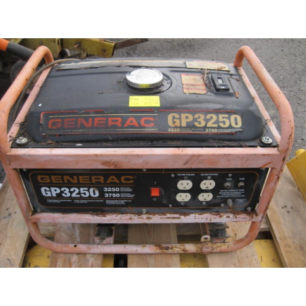 GENERAC GP3250 GAS GENERATOR (CONDITION UNKNOWN)
