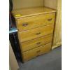 Image 1 : MAPLE 4 DRAWER CHEST OF DRAWERS