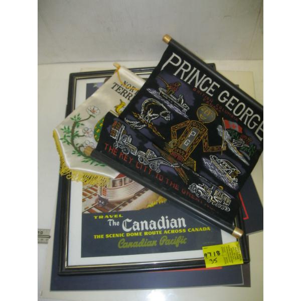 SM. LOT OF AIRLINE & TRAIN PICTURES, ETC.