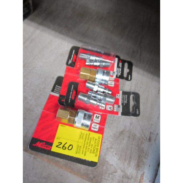 SM. LOT OF NEW AIRLINE, COUPLERS, HOOKUPS