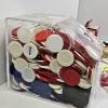 Image 8 : CDN TIRE COIN BANKS, OLD STOCK CHECKERS, BATTLESHIP PIECES, POKER CHIPS