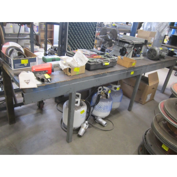 HEAVY DUTY STEEL FRAME WORKBENCH