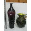 Image 2 : 2 ART GLASS VASES 
