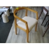 Image 2 : LIGHT UPHOLSTERED WOOD FRAMED DINING CHAIR