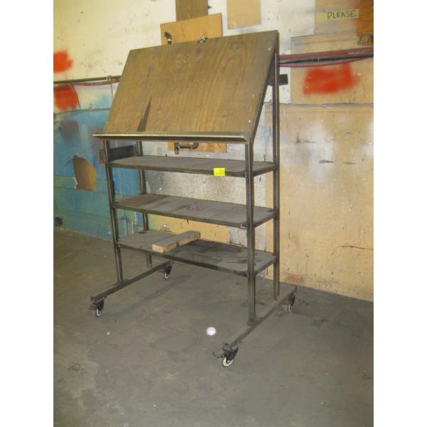 PLANS HOLDER ON CASTORS
