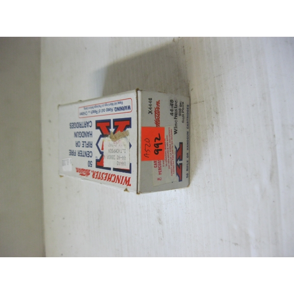 BOX OF 44-40WIN CARTRIDGES