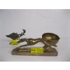 Image 2 : ITALIAN BRASS CREAMER & VINTAGE BRASS GREYHOUND & PAIR OF ISLAMIC BRASS BOWLS