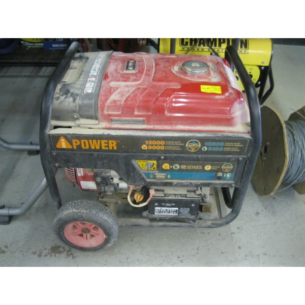 POWER 1200 STARTING WATTS 9000 RUNNING WATT GENERATOR