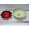 Image 2 : 2 ROYAL DAULTON TOBY JUGS, RUBY GLASS DISH, ETC.