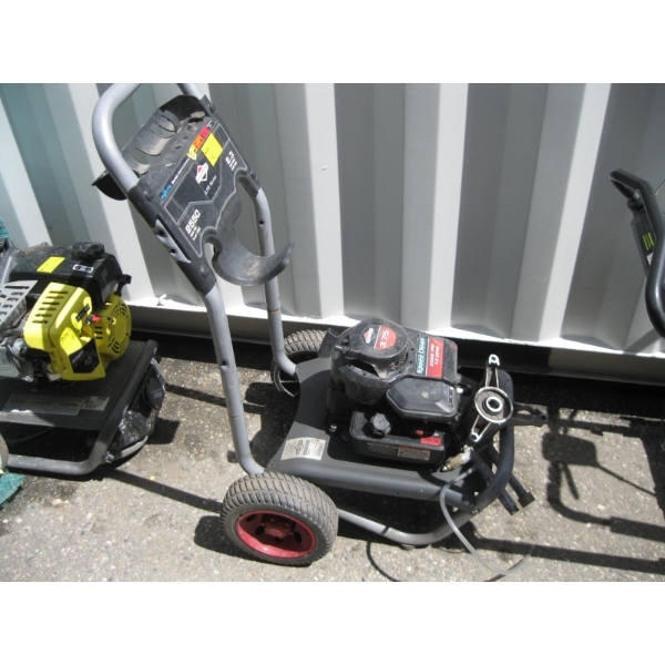 AS IS BRIGGS & STRATTON ENGINE ON STAND W/PRESSURE WASHER PARTS