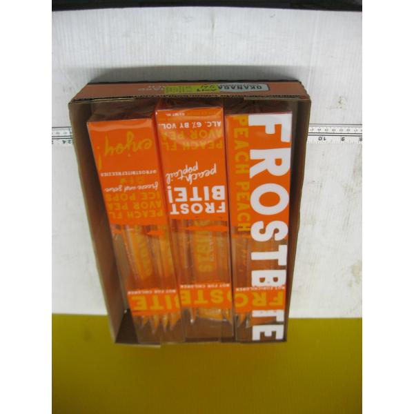 3 BOXES OF FROSTBITE PEACH WINE FREEZIES