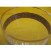 Image 3 : 6 MOSERS 24KT GOLD RIM CRYSTAL GLASSES