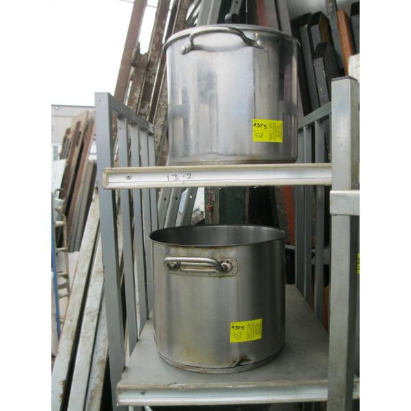 2 STAINLESS STEEL POTS