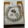 Image 1 : SILVER .925 CHARM BRACELET W/3 CHAINS, 18G
