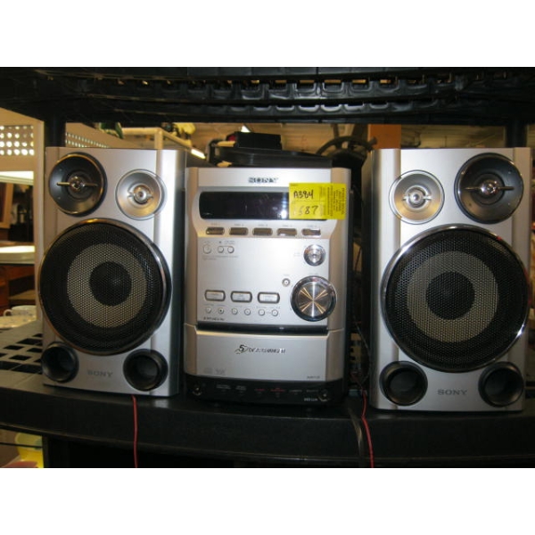 SONY BOOKSHELF 5 DISC STEREO SYSTEM