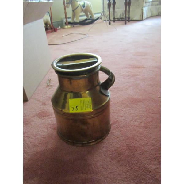 BRASS CREAM CAN