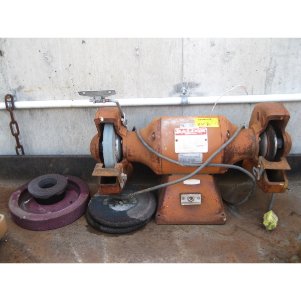 BALDER 3/4HP 8" BENCH GRINDER - WORKING