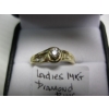Image 3 : LADIES 14KT DIAMOND RING W/A $1,645, SZ 8 3/4
