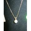 Image 2 : 10KT 18" CHAIN W/PEARL PENDANT