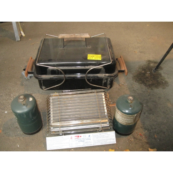 PROPANE BBQ & A PROPANE HEATER