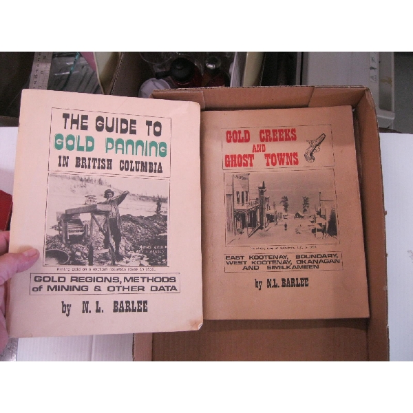 GOLD PANNING BOOK & GHOST TOWNS BOOK