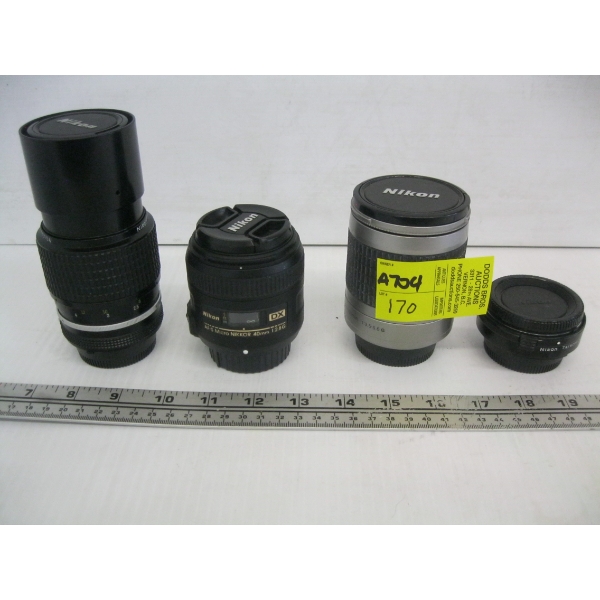 4 CAMERA LENSES