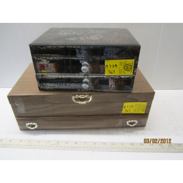 2 JEWELLERY BOXES