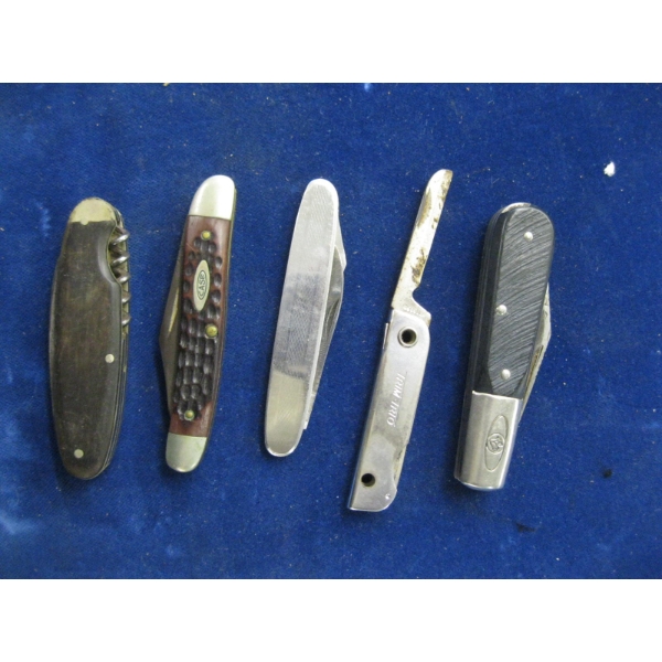 5 POCKETKNIVES