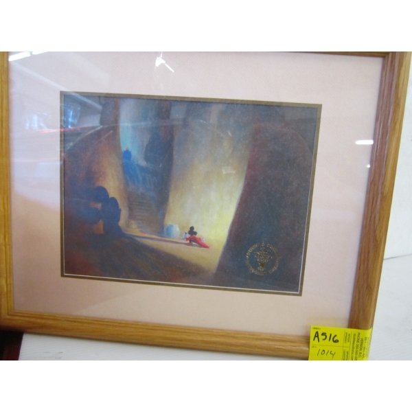 1991 COMMEMMORATIVE DISNEY LITHOGRAPH