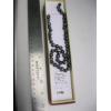 Image 2 : GENUINE BLACK PEARL NECKLACE - NEEDS CLASP