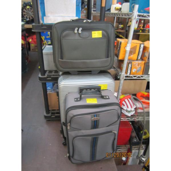 2 SUITCASES & 1 CARRY ON LUGGAGE