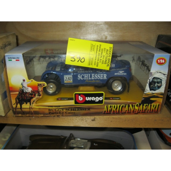 RENAULT SCHLOSSER AMERICAN SAFARI DIECAST CAR
