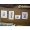 Image 1 : 4 SMALL FRAMED PRINTS