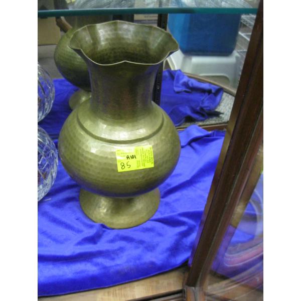 VINTAGE BRASS VASE