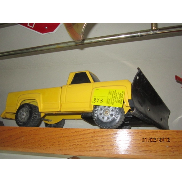 TONKA TRUCK W/SNOWPLOW