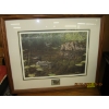 Image 1 : PAUL RANKIN NUMBERED FRAMED SIGNED PRINT "SHALLOW ROOTS" W/MATCHING STAMP