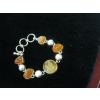 Image 2 : STERLING SILVER .925 BRACELET ‘AS IS’ (1 STONE CHIPPED)